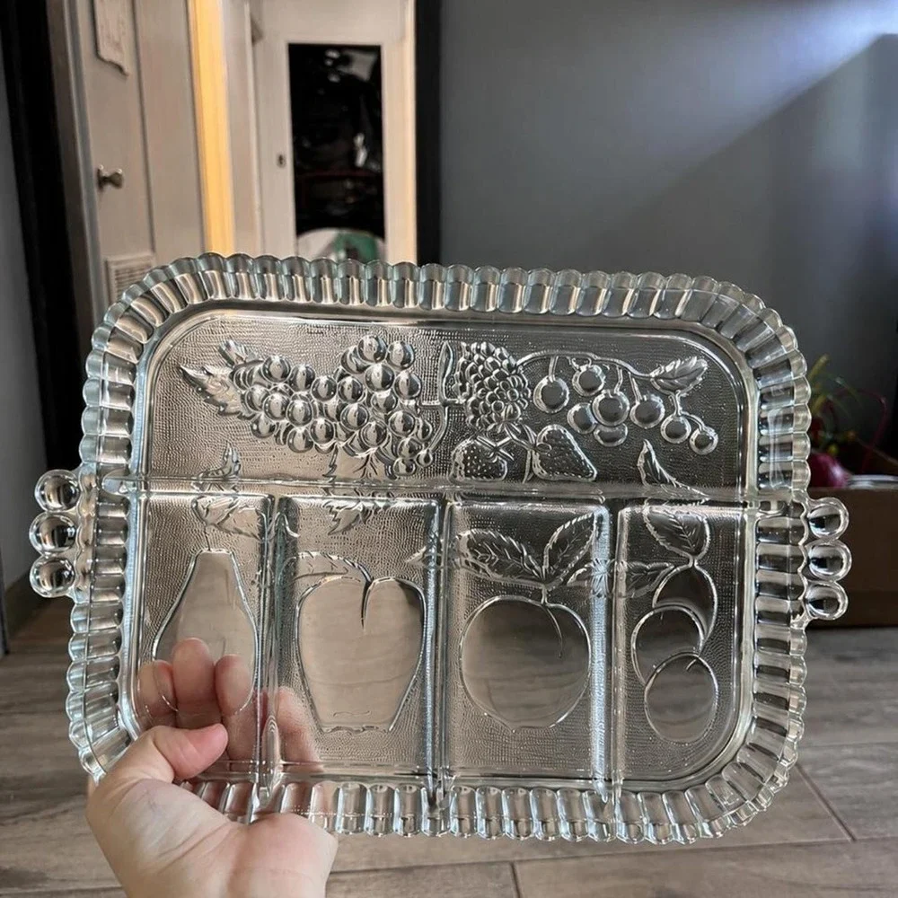 Indiana Glass relish tray